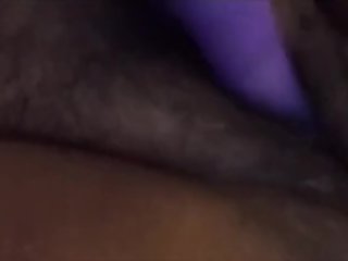 BBW plays with her new toy