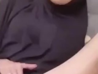 woman with Hijap playing in her pussy HOT