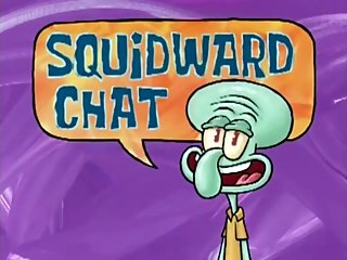 Patrick claps Squidward's Cheeks