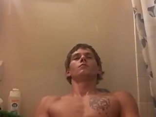 Young teen jerking off