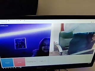 Two Teens Show Sexy Feet On Omegle make cock explode