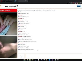 HOT TEEN BEGS FOR CUM ON OMEGLE