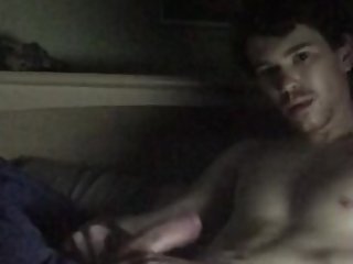 Revealing and playing with my cock late at night!