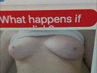 18yo shows her big tits on omegle
