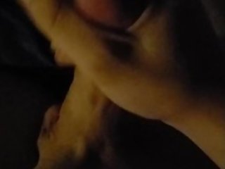 Young Teen Amature Strokes Wet Cock