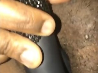 Playing with vibrating toy