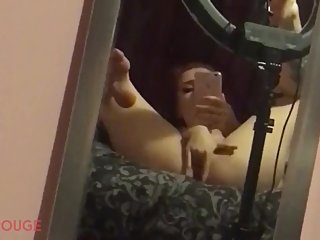 Playing With My Pussy In The Mirror