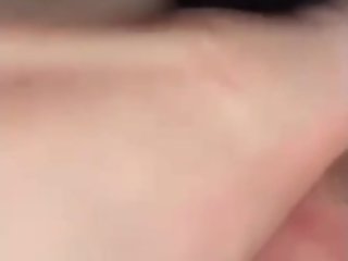 Teen plays with pussy