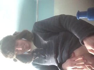 Young Teen Dips Balls in OJ