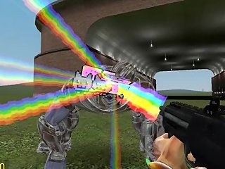 Thanos gets face and ass-fucked by nyan cat